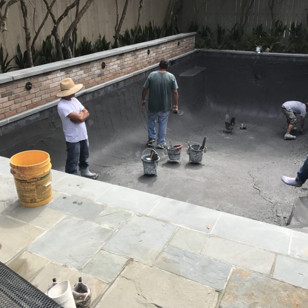 Old Metairie swimming pool renovation Crystal Pools and Spas