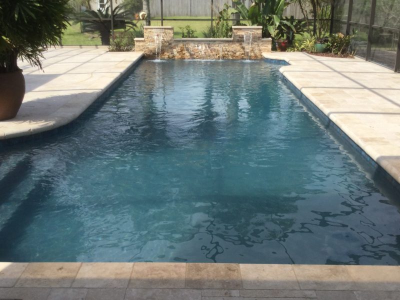 Tahoe Hot Springs >> Cobalt tahoe blue plaster and stone waterfall with travertine pool renovation - Crystal Pools ... Tahoe Hot Springs >> Cobalt tahoe blue plaster and stone waterfall with travertine pool renovation - Crystal Pools ...